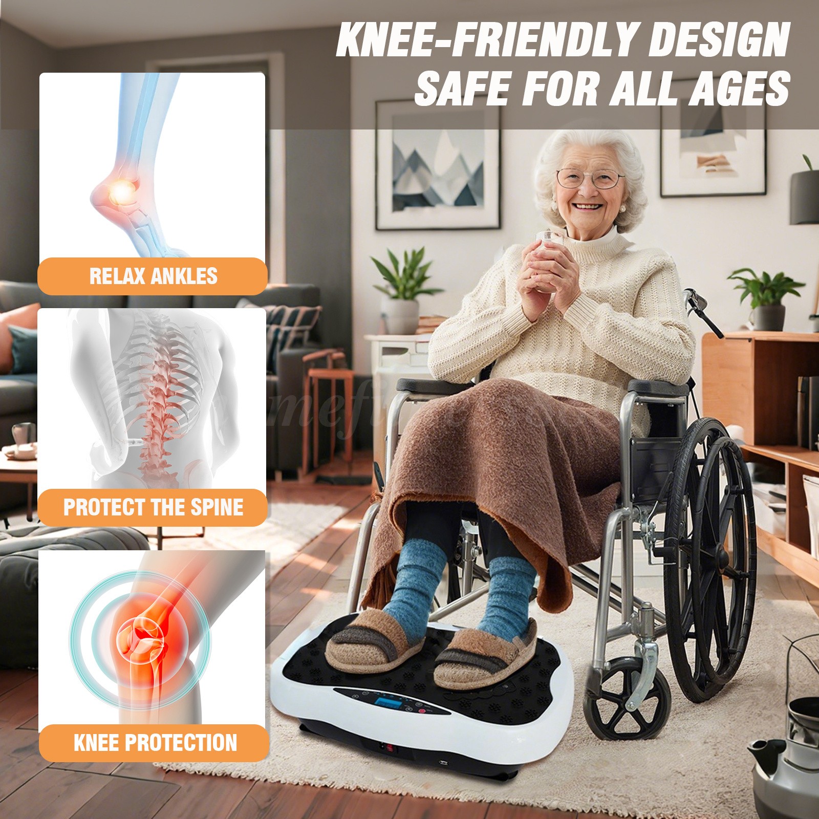 Vibration Platform Plate Whole Body Exercise Fitness Massager Machine Slim NEW