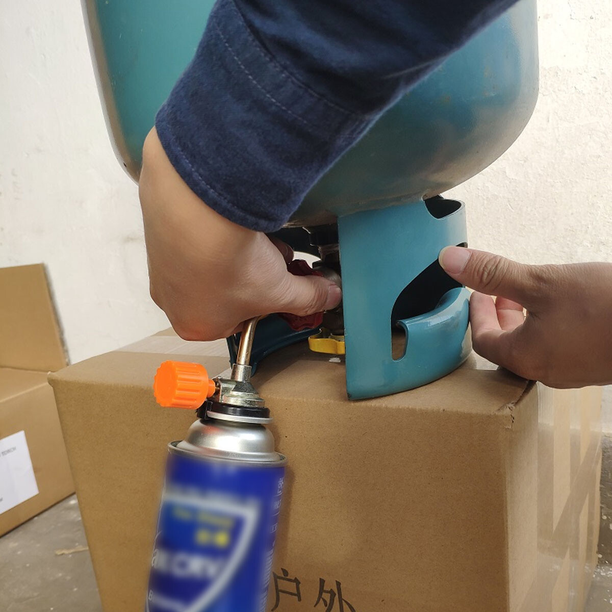 Butane Gas Refill Adapter Cylinder Tank Coupler Valve Outdoor Camping BBQ Tool