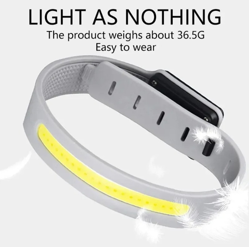 1pc COB LED Armband Light 500LM Rechargeable Safety Light for Running & Outdoor