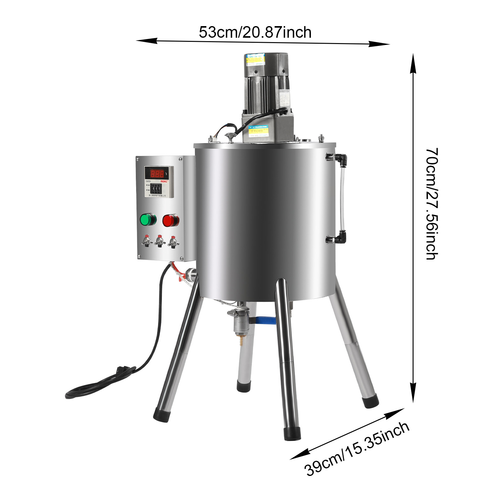 YK-15L Heating Mixing Filling Machine Stirring Tank Liquid Paste Lipstick Filler