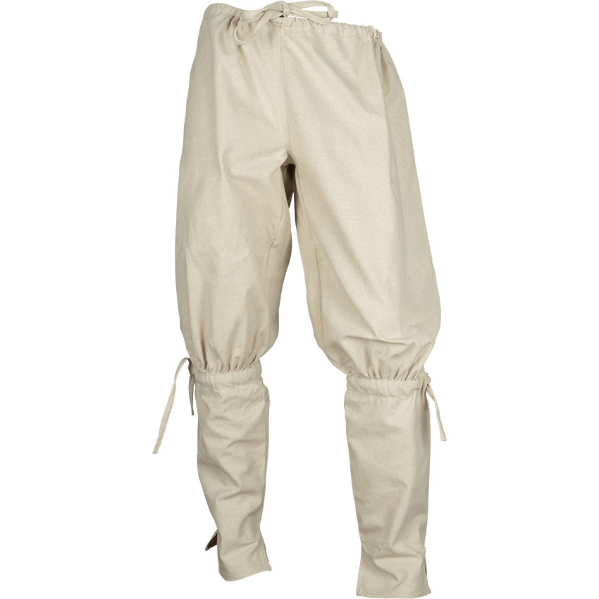 Ketill Canvas Pants, Medieval Cotton Pants, Viking Pants, Ren Fair Clothing