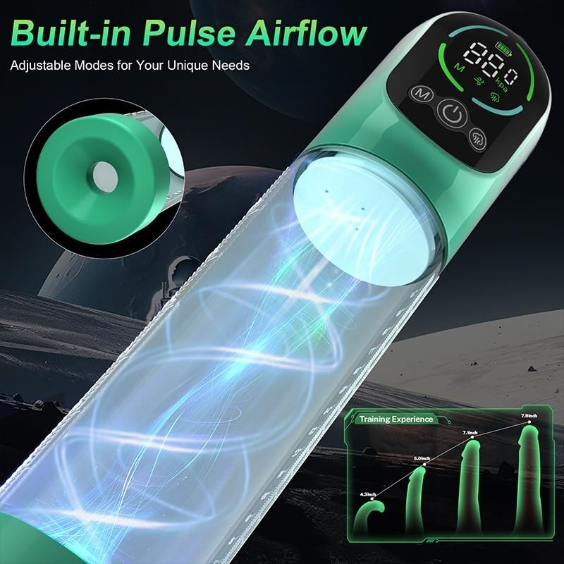 Vacuum Electric Penis Pump Digital rechargeable Male Men Penis Enlarger Growth