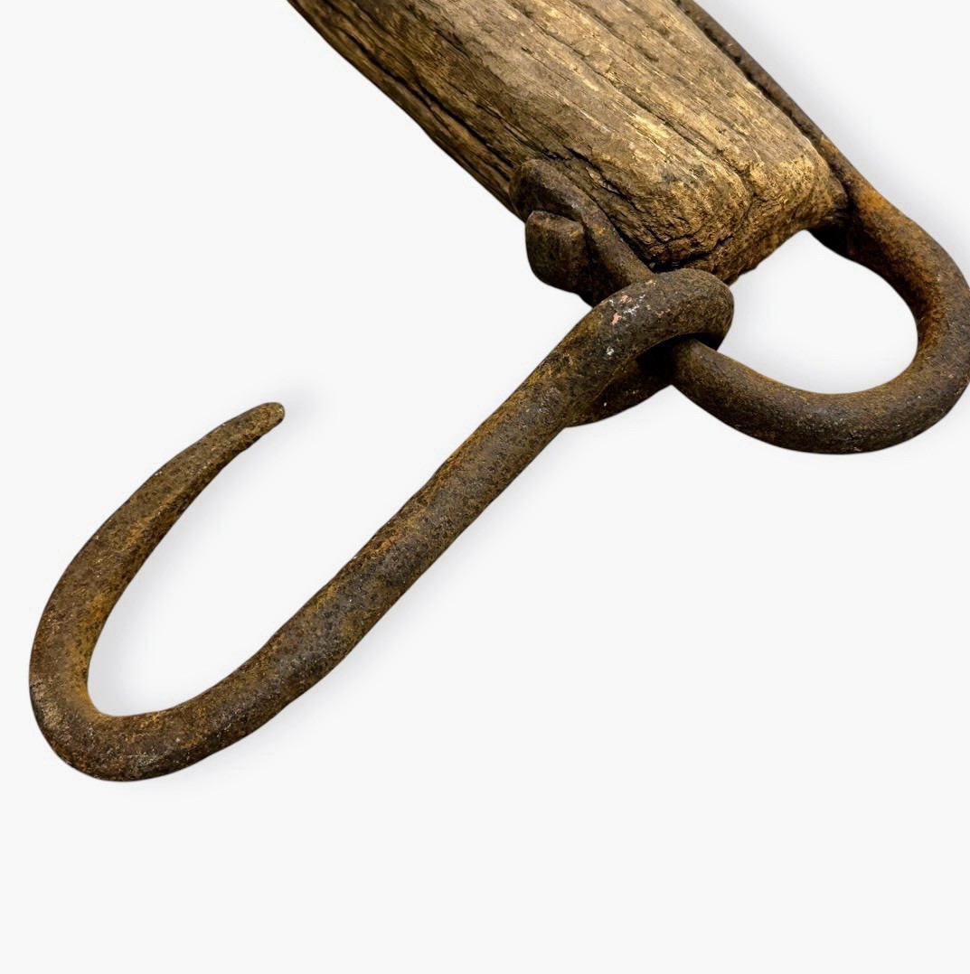 Rare Antique Singletree Whiffletree Horse Ox Harness 29” Primitive Farm Tool