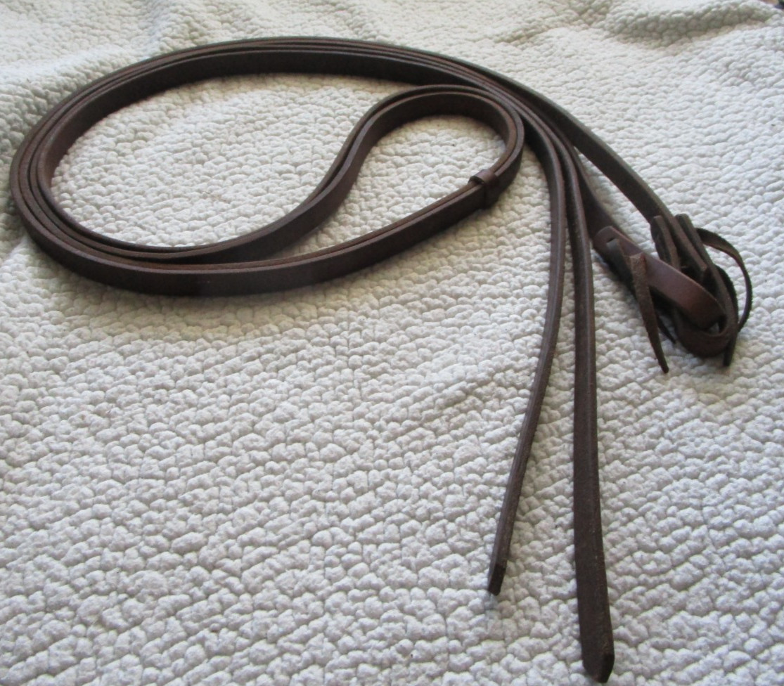 95" JGL LAMBERT LEATHER HARNESS  THISCK WESTERN REINS