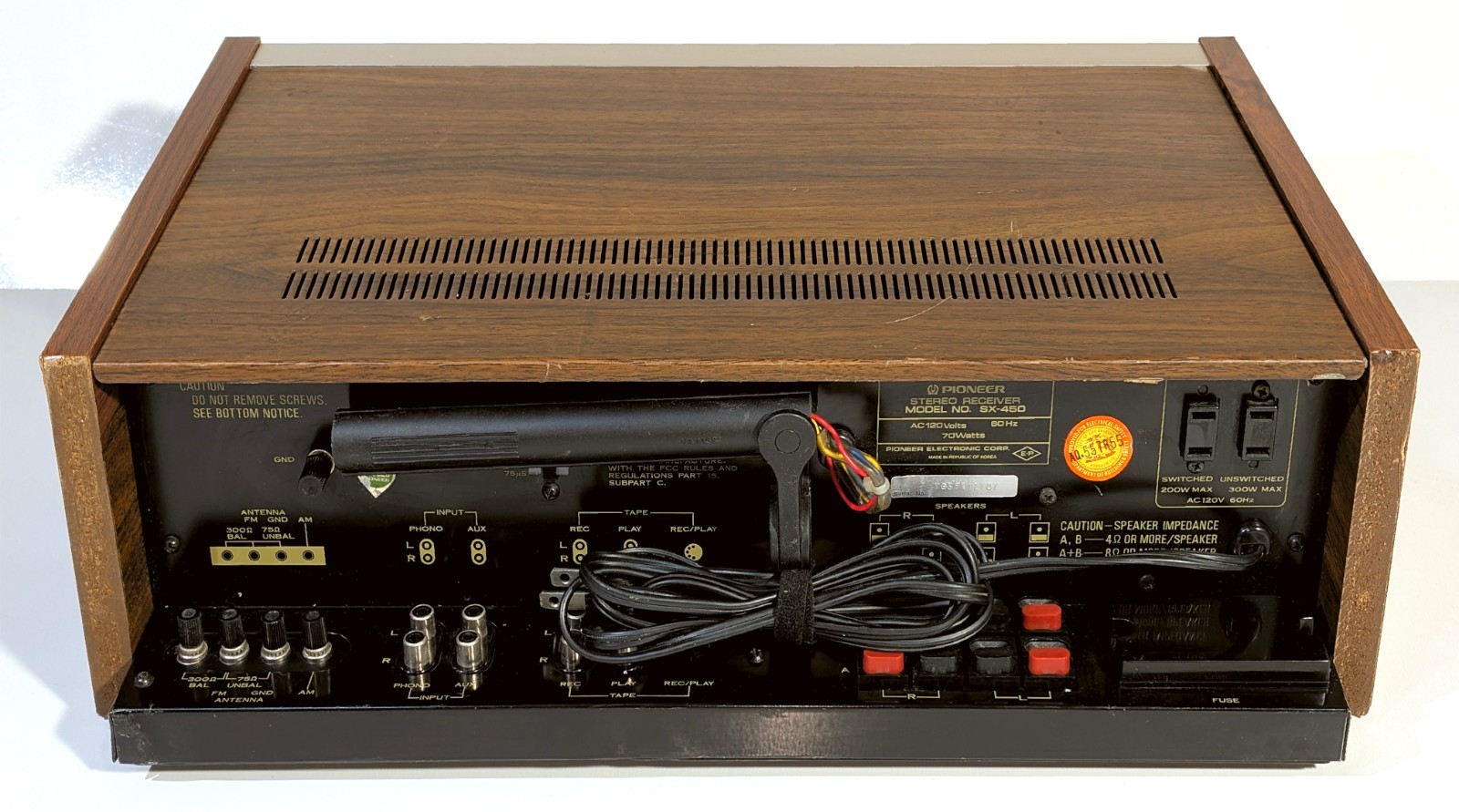 🔥【PRO SERVICED】Pioneer SX-450 30W Receiver~XSTR/CAP/P.SWITCH/LED MODS💥GUARANTY