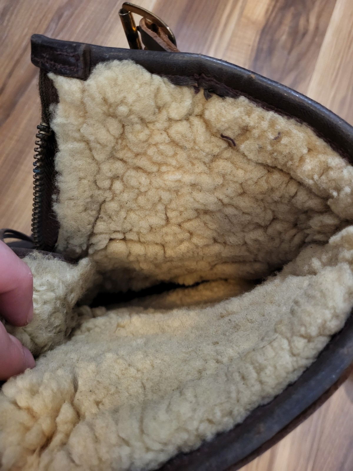 WWII WW2 Sheepskin Leather US AF Army Air Force AN-T-35 Pants & A6 Flight Boots