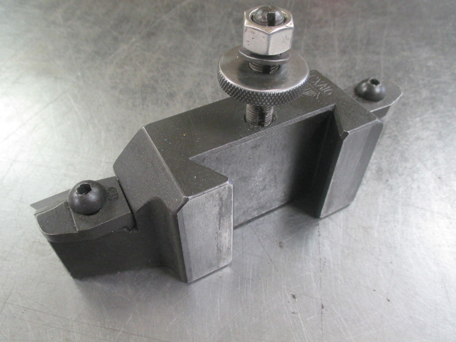 USED Aloris CXA-16 Double End Indexable Turning Quick Change Lathe Tool Holder