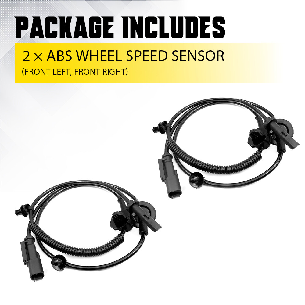 2X Front ABS Wheel Speed Sensor L &R For Buick Enclave GMC Acadia Chevy Traverse