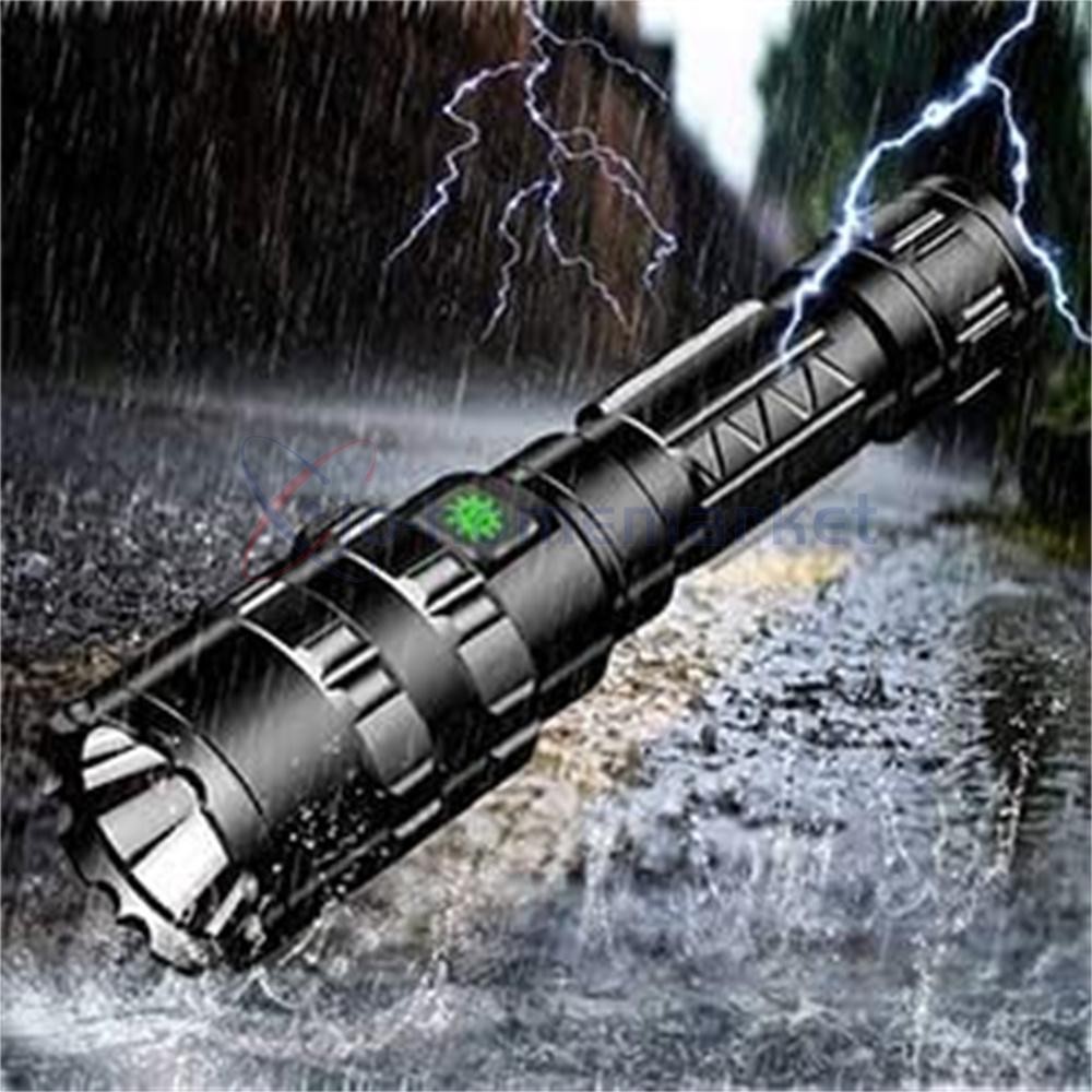 900000 Lumens Tactical Gun Flashlight Picatinny Rail Mount for Hunting Shooting