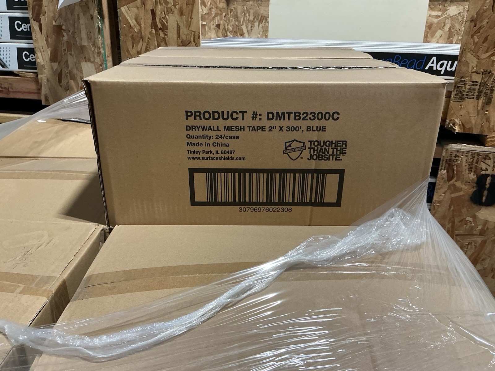 Patch Pro Drywall Mesh Tape 2” x 300’ – Blue – 24 Rolls Per Case – BRAND NEW