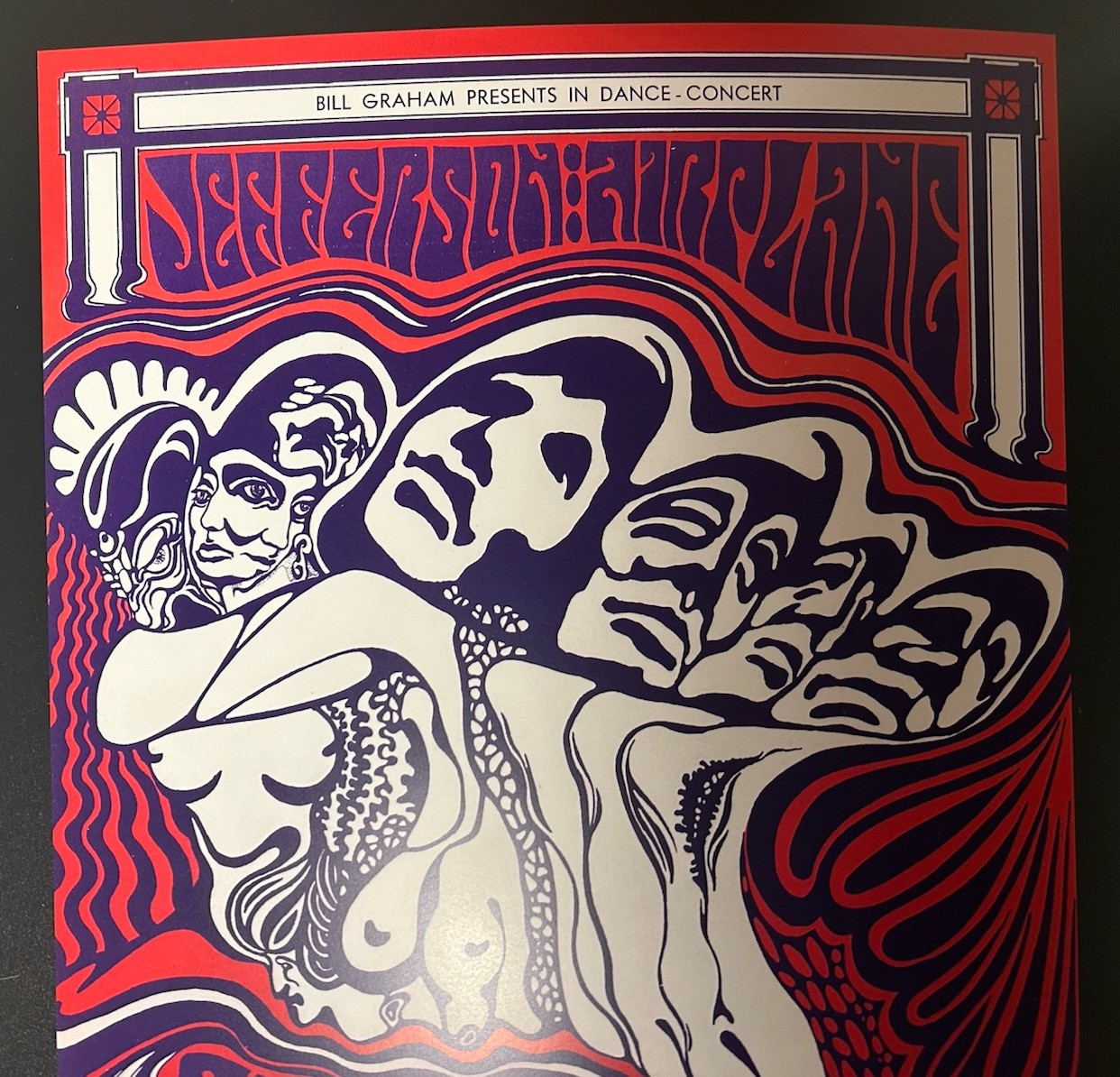 2021-(2)-FILLMORE BG-48-RE-PRINT VARIANT POSTERS-JEFFERSON AIRPLANE/QMS-W.WILSON