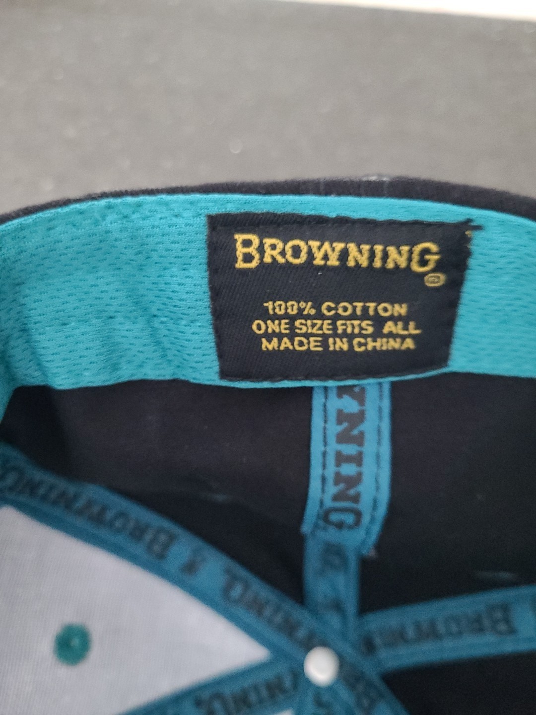 2 Hats Browning Womens Trucker Hook Loop Closure Hat Cap Cotton