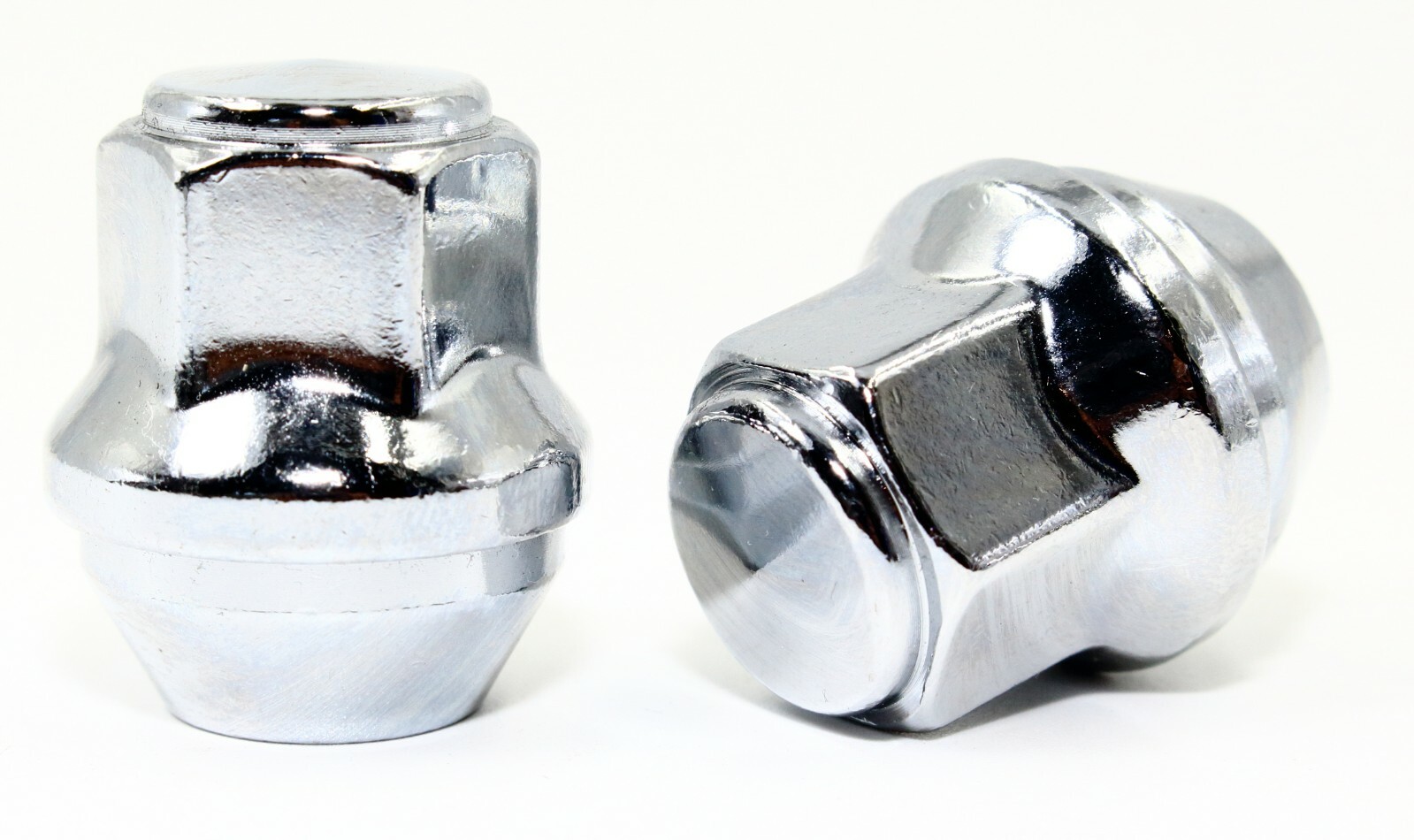 20 12x1.5 19mm Hex Chrome OEM Factory Style Acorn Ford Fusion Focus Lug Nuts