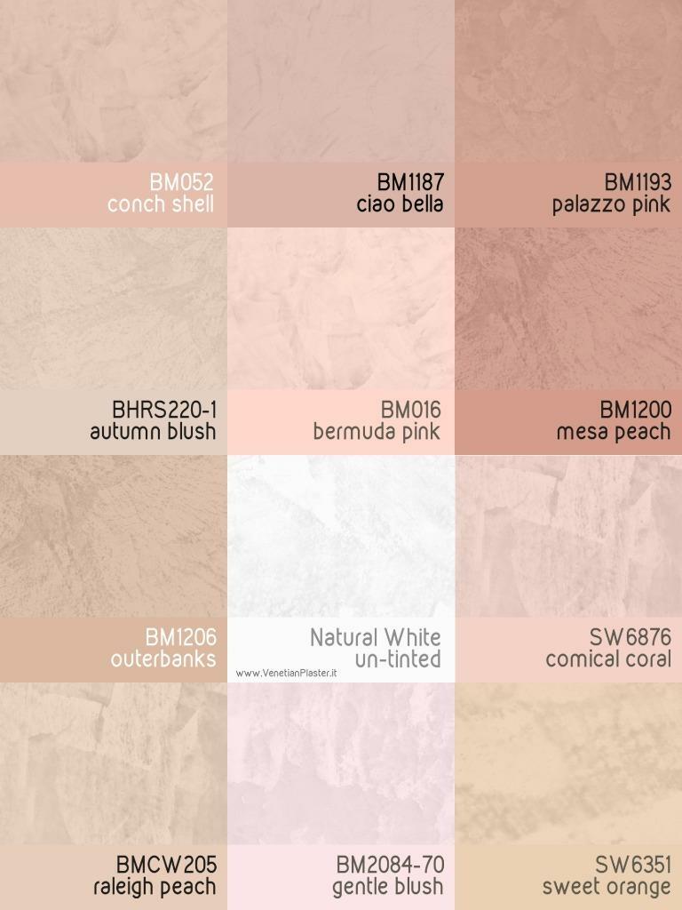 Grassello - by FirmoLux Real Venetian Plaster from Italy (red tone colors)