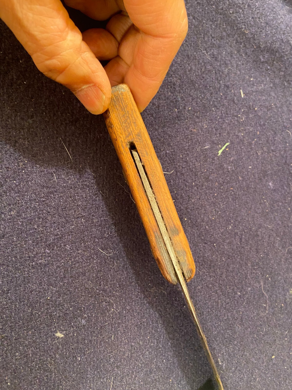 AMAZING 11” LONG HISTORIC INDIAN EARLY FUR TRADE ERA Boot KNIFE Dagger