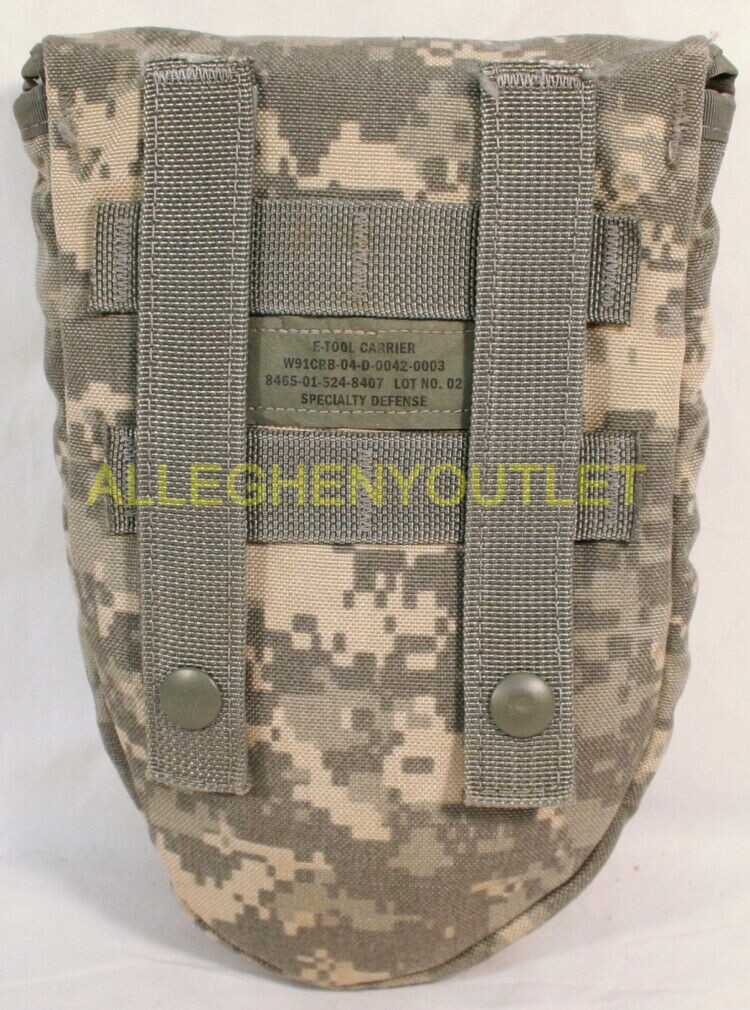 US Military Molle II ACU ENTRENCHING E TOOL CARRIER Shovel Case Cover Pouch VGC
