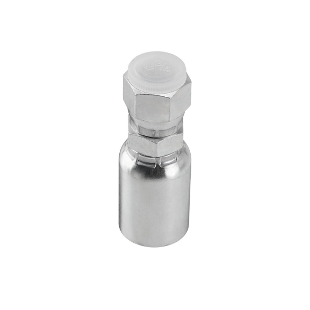 12 Pack 1/2" Hose x 1/2" JIC 37° Female Hydraulic Hose End Swivel Crimp Fitting