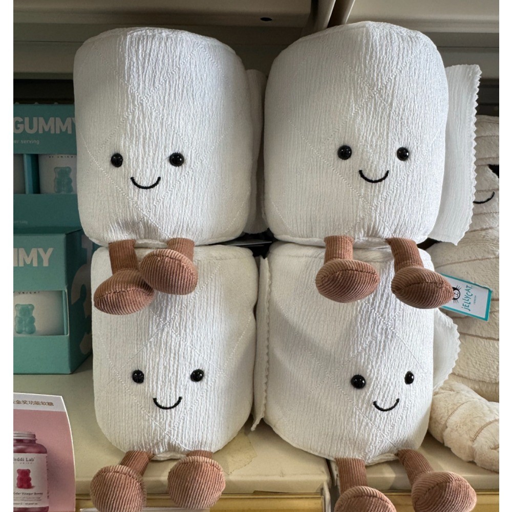 Cute 6" Amuseables Toilet Paper Roll Doll Stuffed Toys Gift