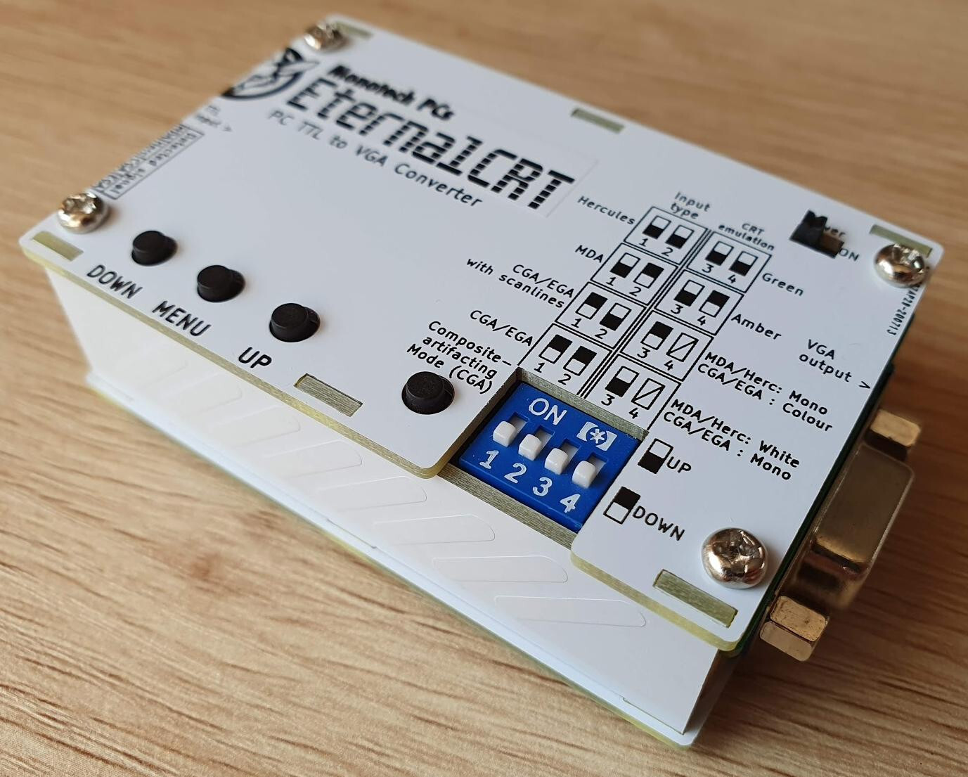 EternalCRT - MDA/CGA/EGA to VGA Converter Box