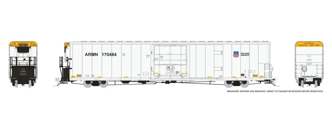 Rapido HO Scale ~ Greenbrier 72' IL 7780 Reefer ~ Sound ~ Union Pacific #170611