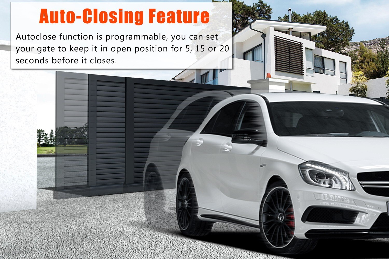 Automatic Sliding Gate Opener Rack Driven with Remotes 1800/2700/4000/5300 lb