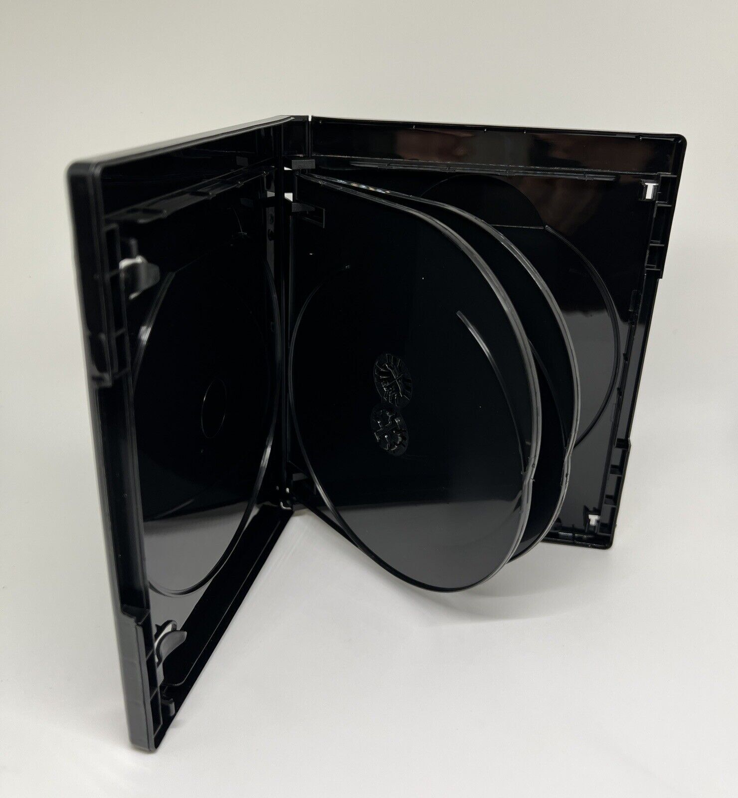 NEW 15mm 4K ULTRA HD BLACK 5-DISC CASE, BOOKLET CLIPS, SLEEVE, PS5-15MM UHD(O23)