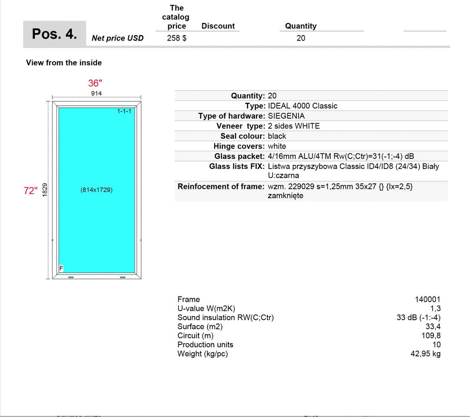 PVC European Tilt And Turn Windows. Super deal! In stock at the warehouse in NJ!