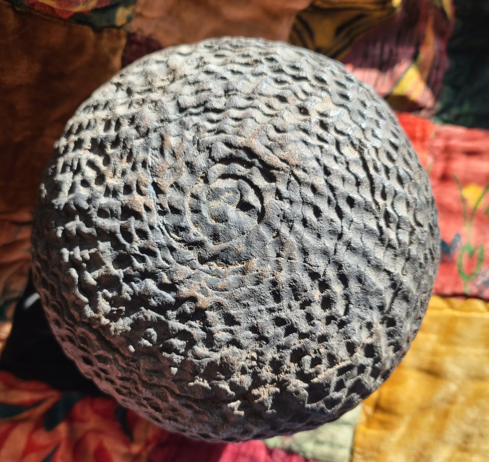 Ancient Anasazi Corrugated Olla Pot Jar Vessel 7" Tall Native American Artifact