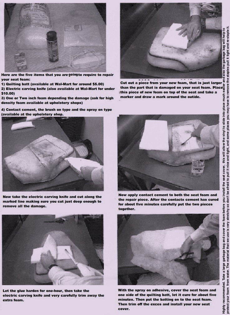 Honda GL1200 Seat Cover GoldWing 1984-86 Aspencade Interstate GL1200i 624B set