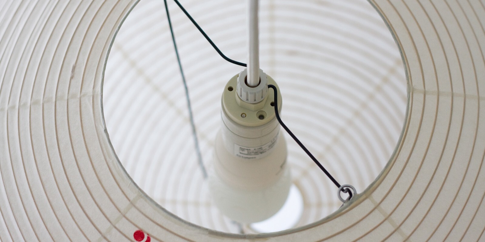 Isamu Noguchi AKARI 21A Pendant Lamp Shade and Frame Set W660mm H290mm (φ660mm)