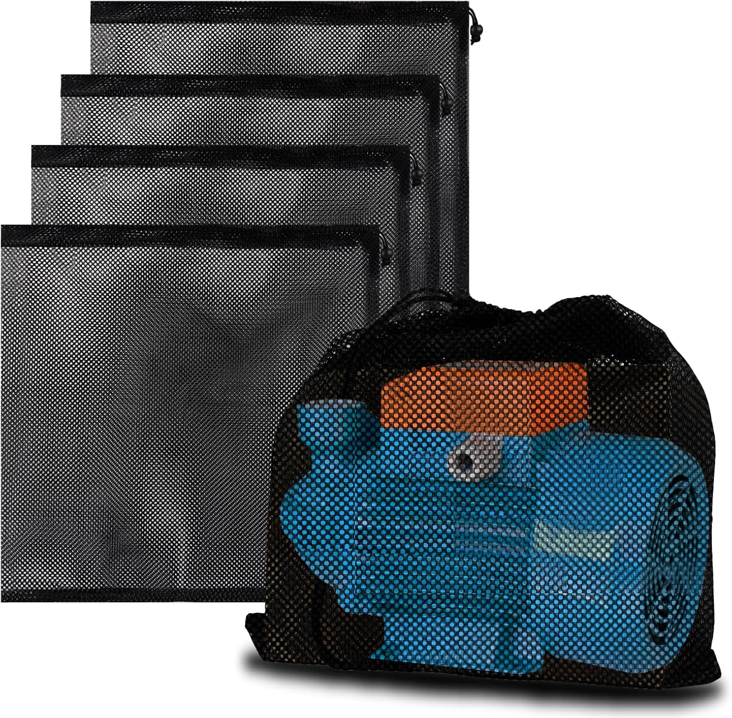 4PCS Pump Filter Mesh Bag – 17x17 in Pond Pump Barrier Bag for Pool, Aquarium