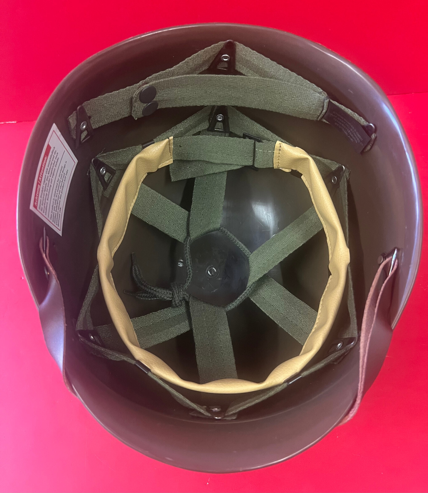 U.S. M-1 COMBAT HELMET LINER- COMPLETE