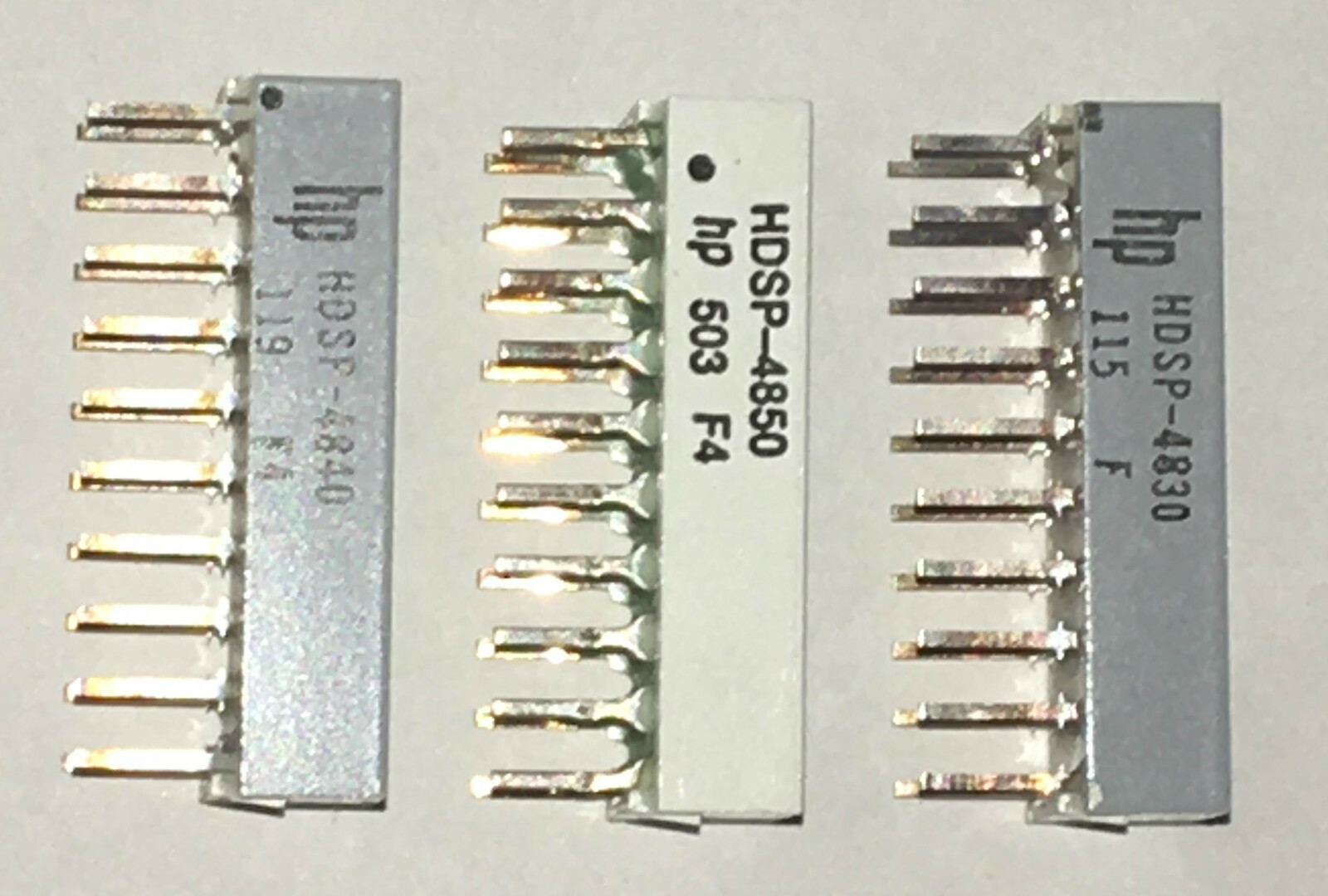 HP HDSP-4830 4840 4850 red green yellow 10 Element LED Bar graph NOS
