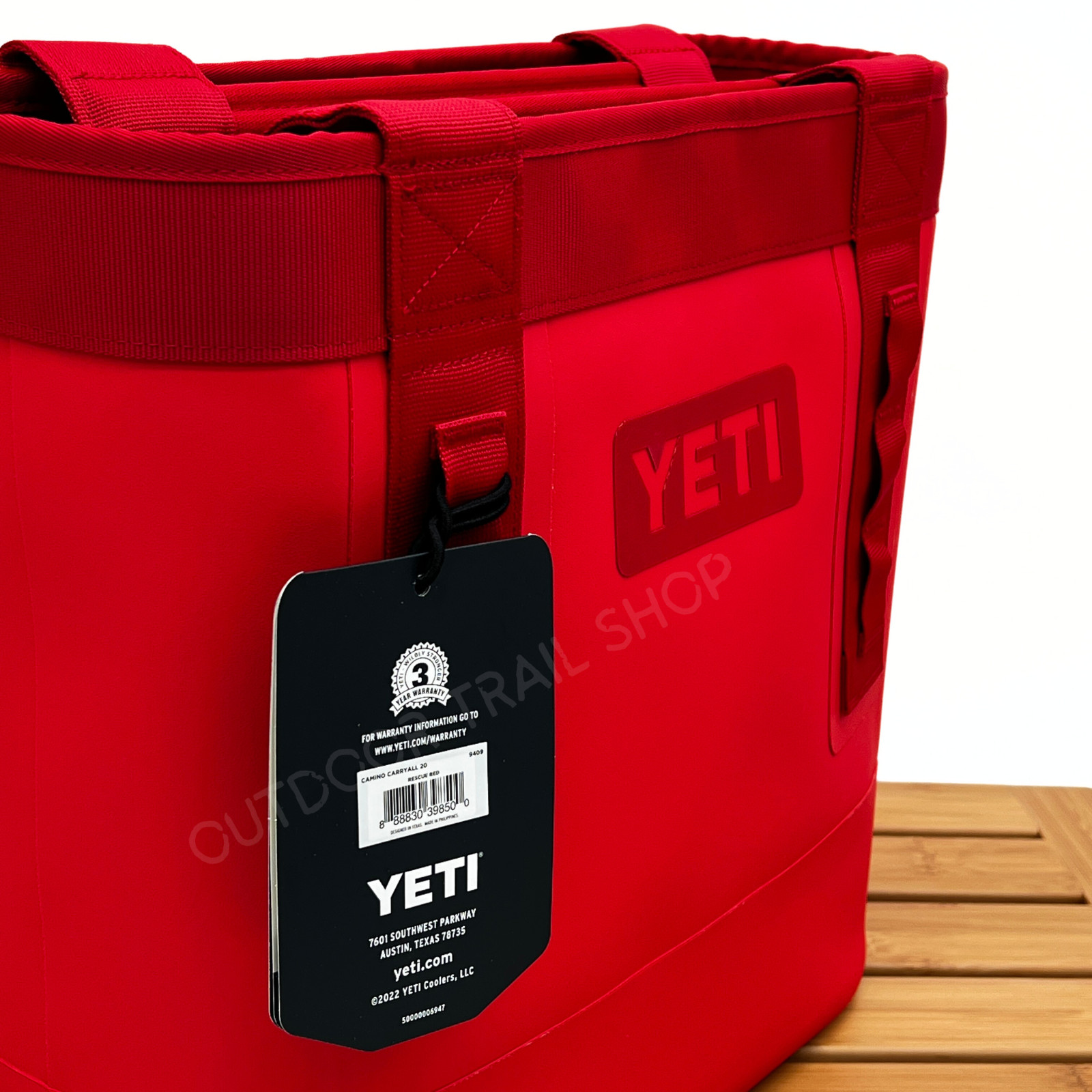 YETI Camino 20 Carryall Tote Rescue Red ⚡Ships Fast New with All Tags
