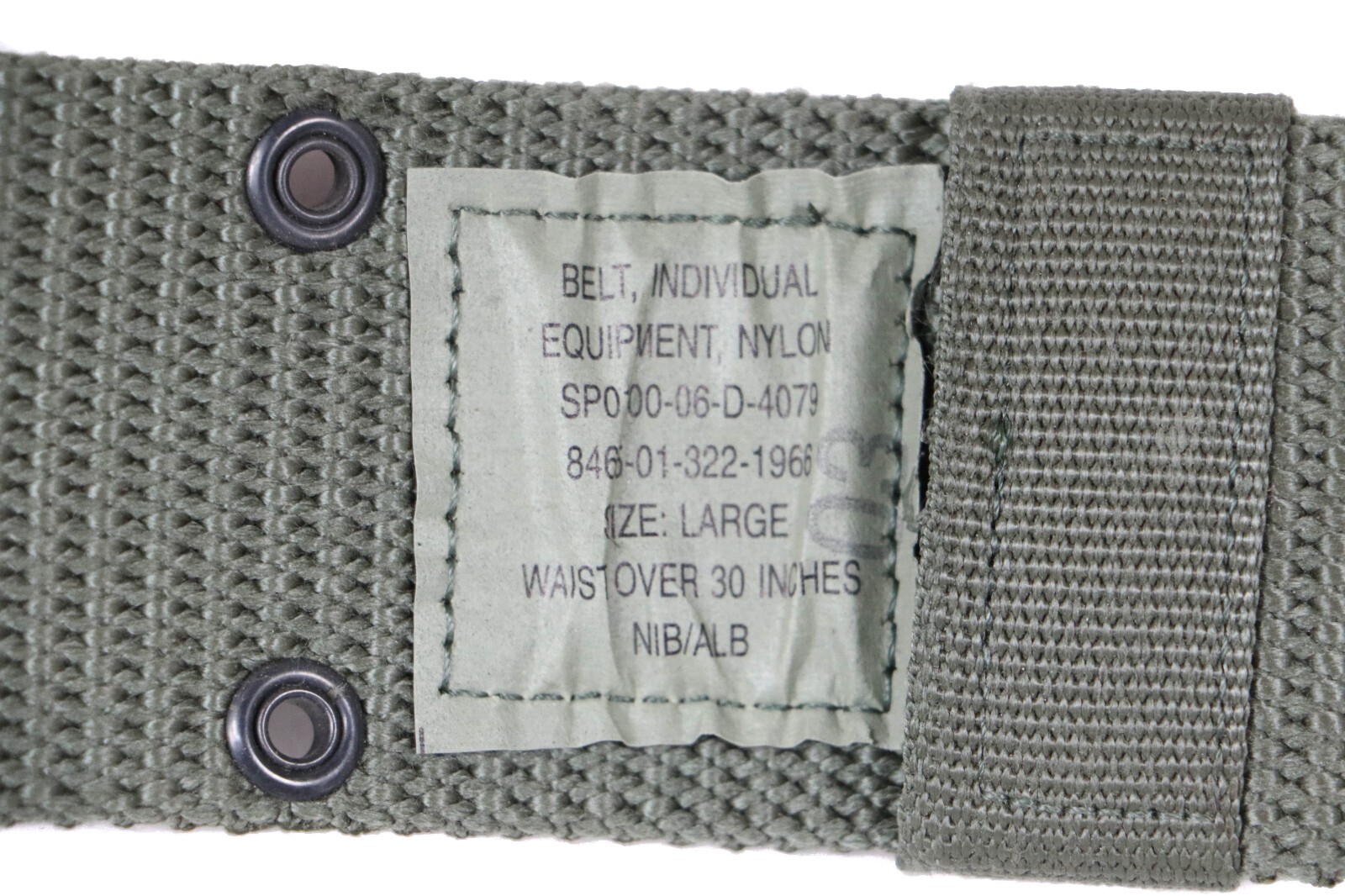 Large - US Military Individual Equipment Belt ALICE LC-2 LC2 Green Army LCI LC1