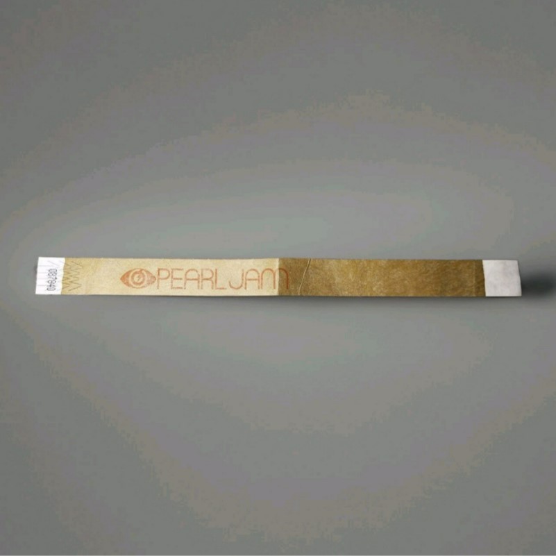 Pearl Jam Wristbands Lightning Bolt Tour 2013 Unused Official Bronze Vedder