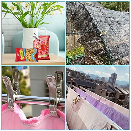 200PCS 2 Inch Garden Clips Heavy Duty Greenhouse Clips Stainless Steel