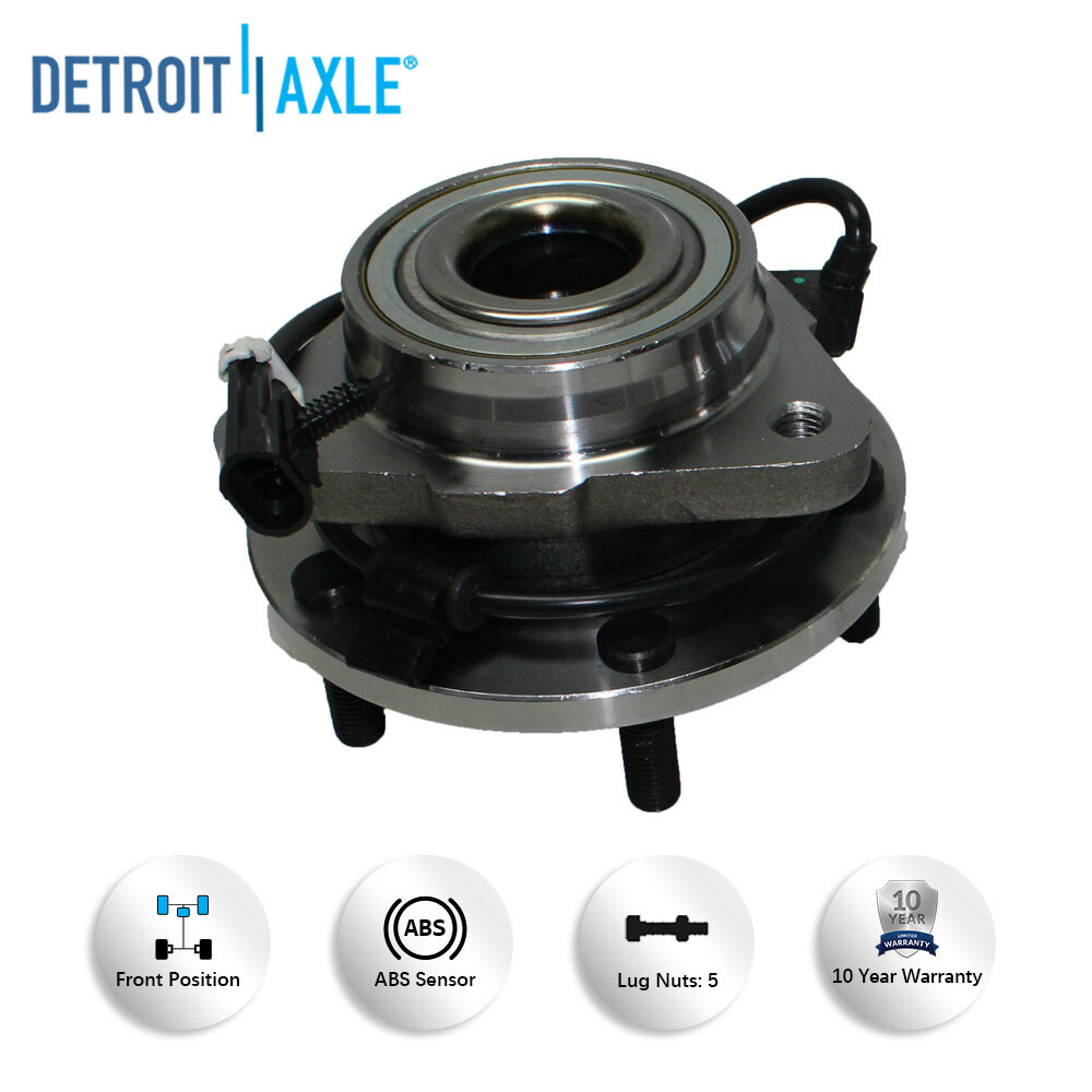 2WD Front Wheel Bearing Hub Assembly for 1998-2004 Chevy Blazer GMC Jimmy 5 LUG