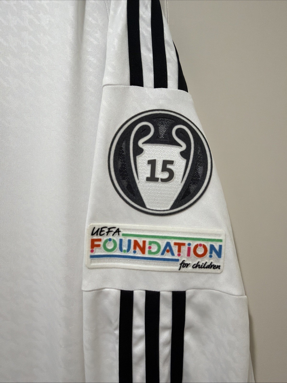 Mbappe #9 Mens 2XL Adidas Real Madrid UCL Home Fan Jersey