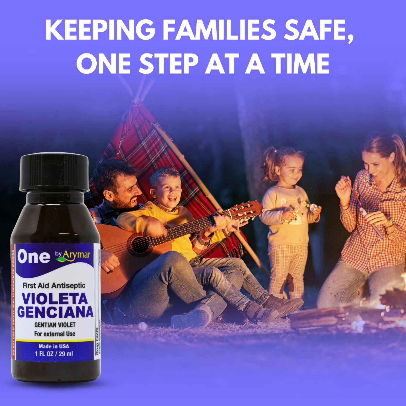 Arymar Violeta Genciana Antiseptic, 1 fl oz Pack of 3