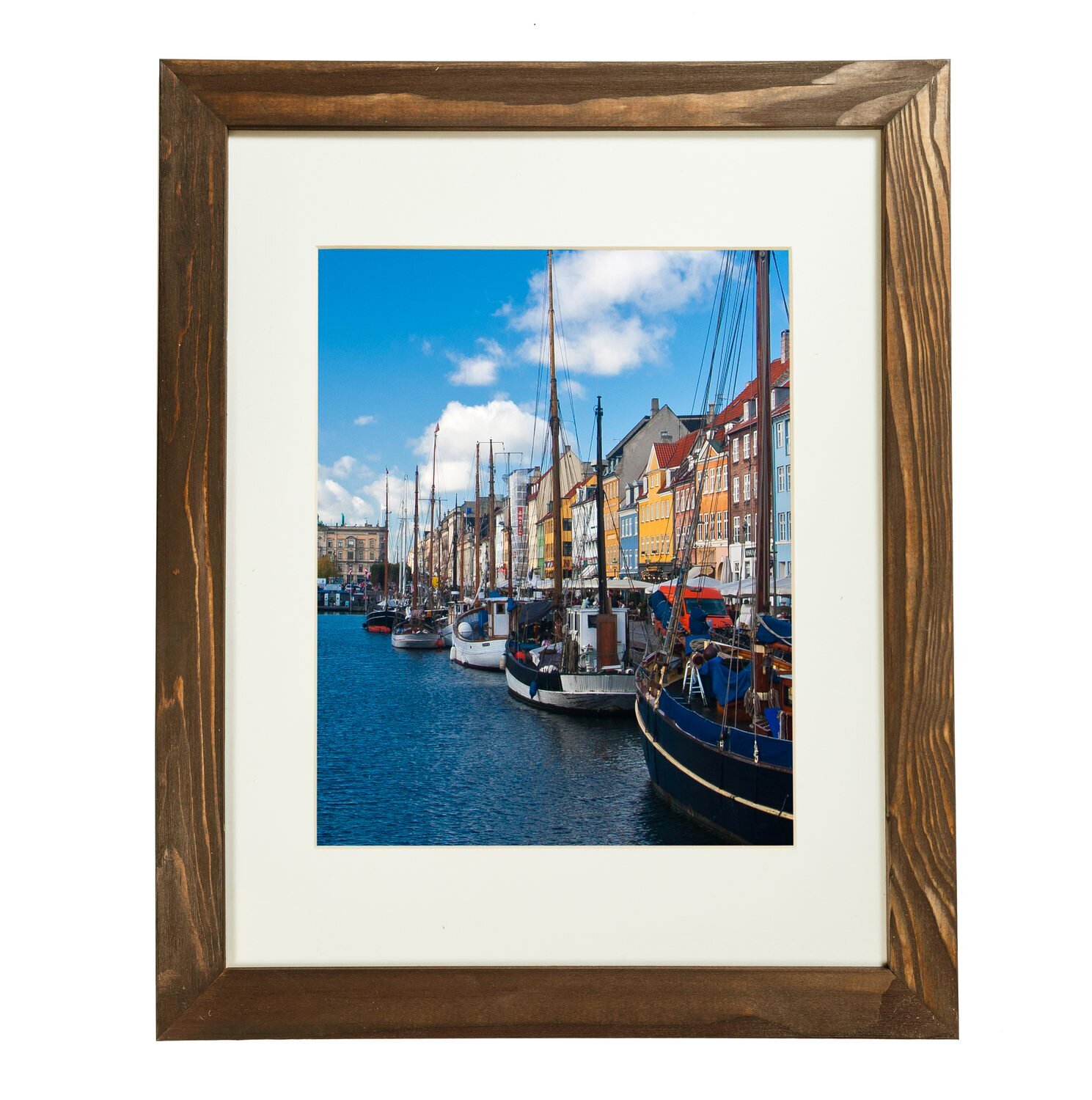 Rustic Wooden Picture Frames - Natural Solid Distressed Wood - Wall/ Tabletop