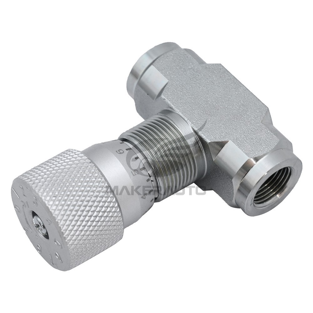 3/8" L08 -Hydraulic Flow Control Valve - STB-G3/8 - Fit Mini Excavator USA