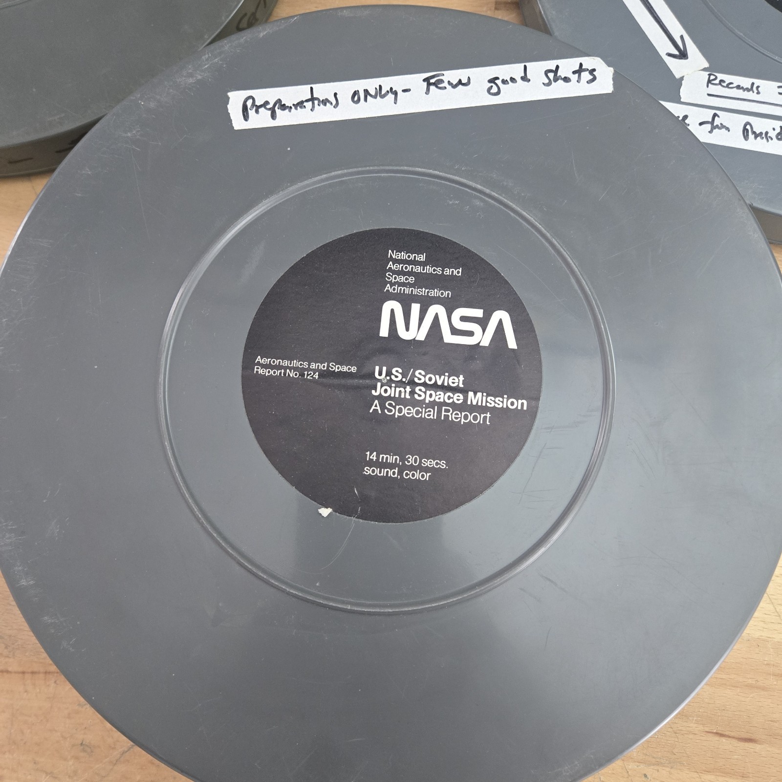 Vintage Official NASA Reel to Reel 16mm Collection *6 Total Films* Apollo 1970s