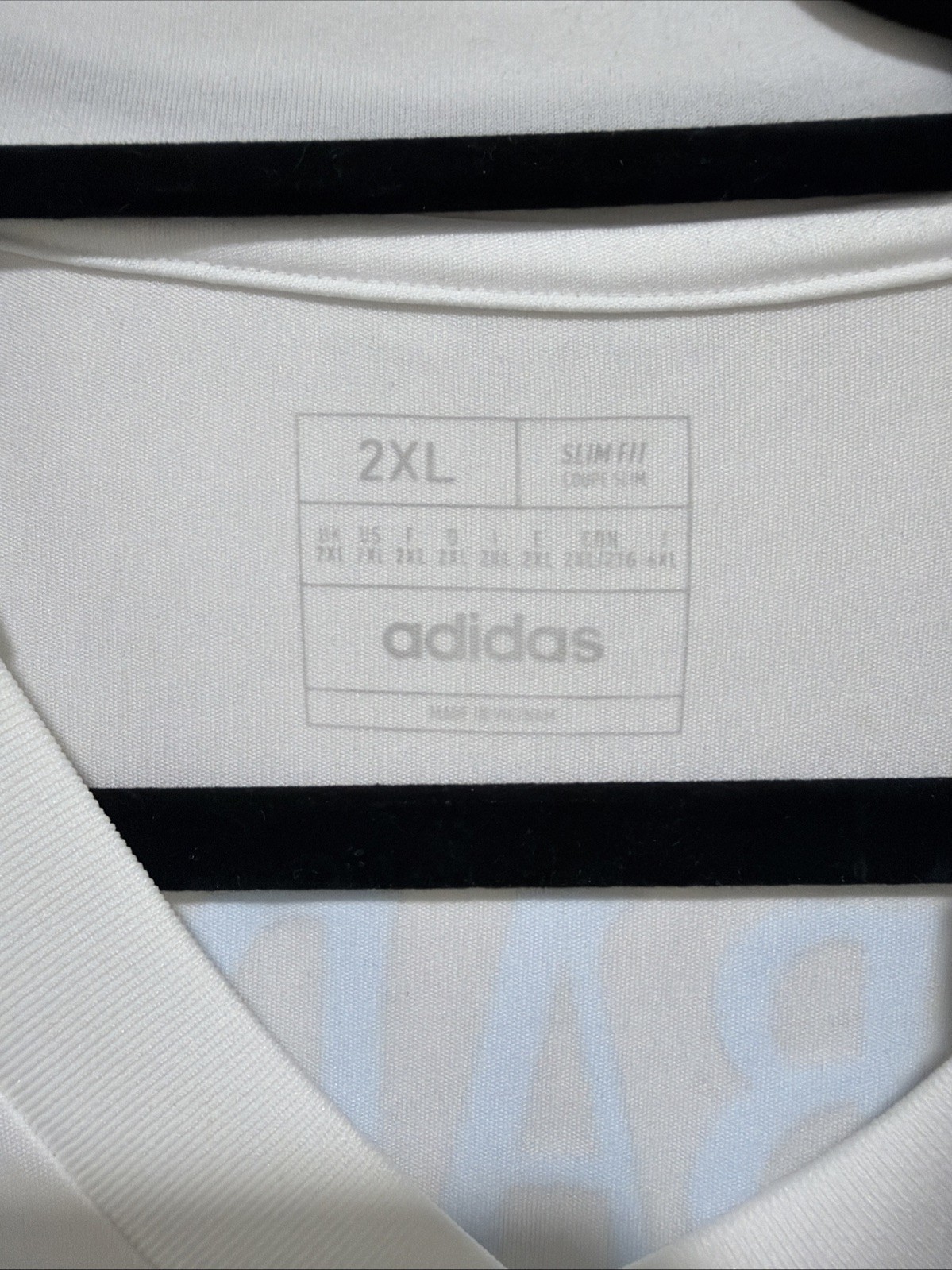 Mbappe #9 Mens 2XL Adidas Real Madrid UCL Home Fan Jersey