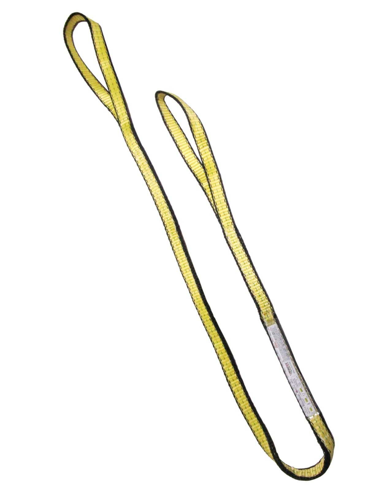 1" x 6' Poly Web Sling Synthetic Lifting Tow Strap Choker Tagged (2 Pack)