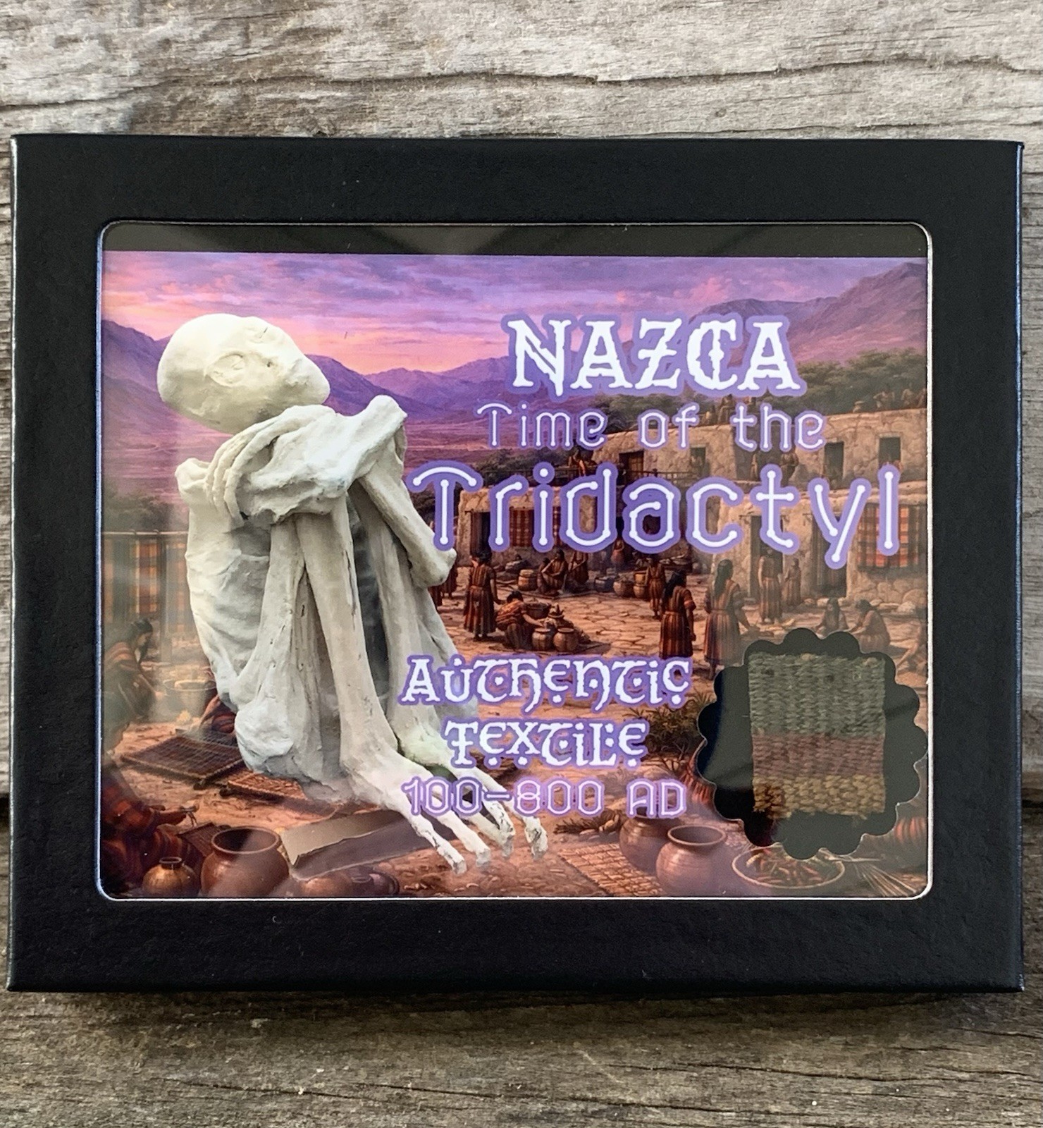 Nazca Peru “Tridactyl” Culture Period Textile Alien 100-800 AD UFO