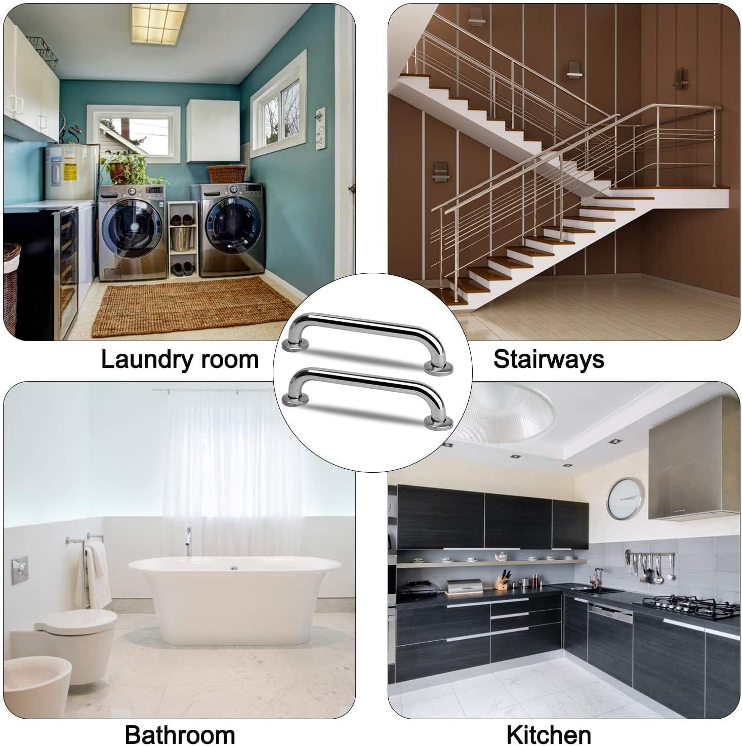 Bathroom Shower Grab Bar Handle Safety Hand Rail Support Bar Stainless Steel lot