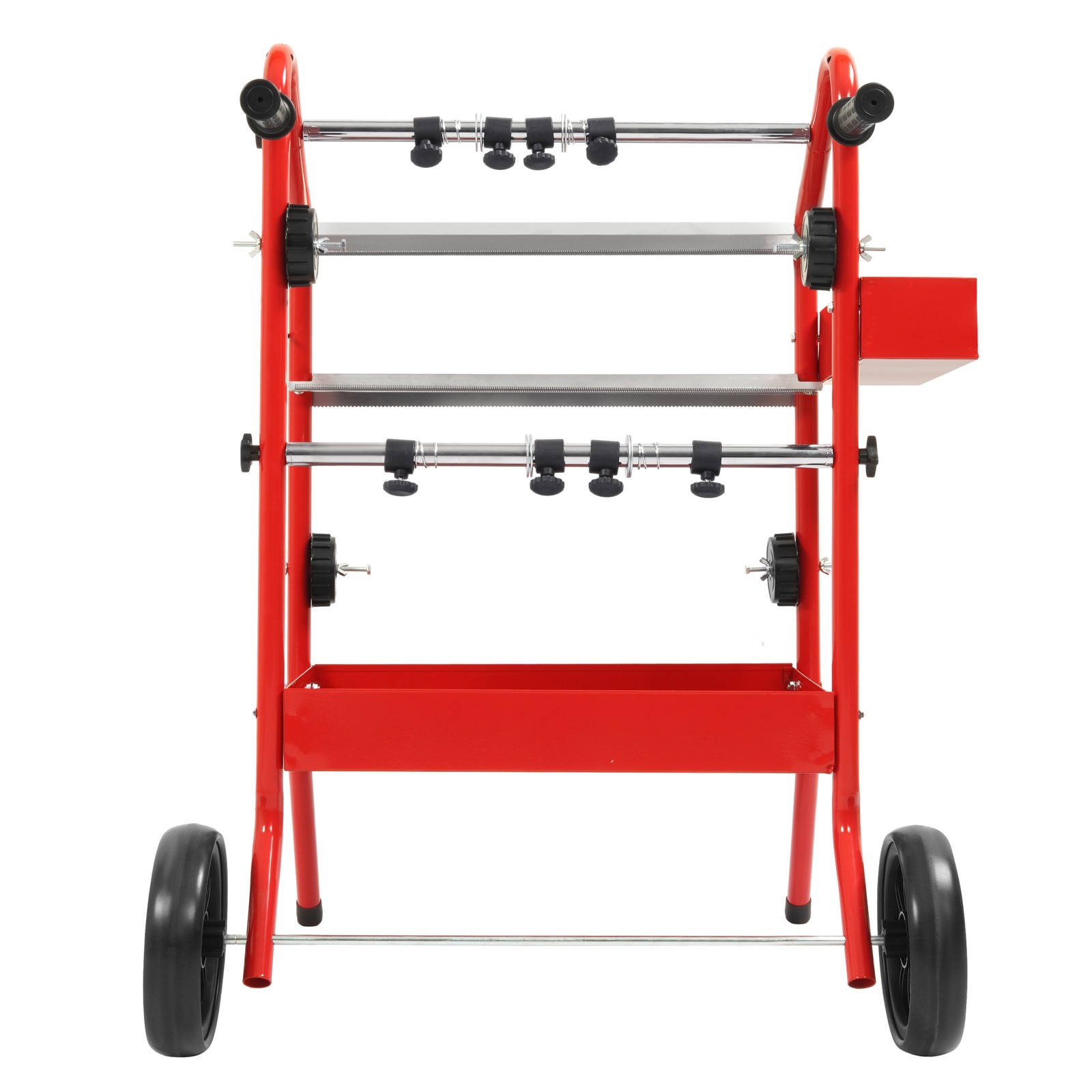 18" Mobile Multi-Roll Masking Machine Dispenser w/ 2 Paper Bars for Auto Body