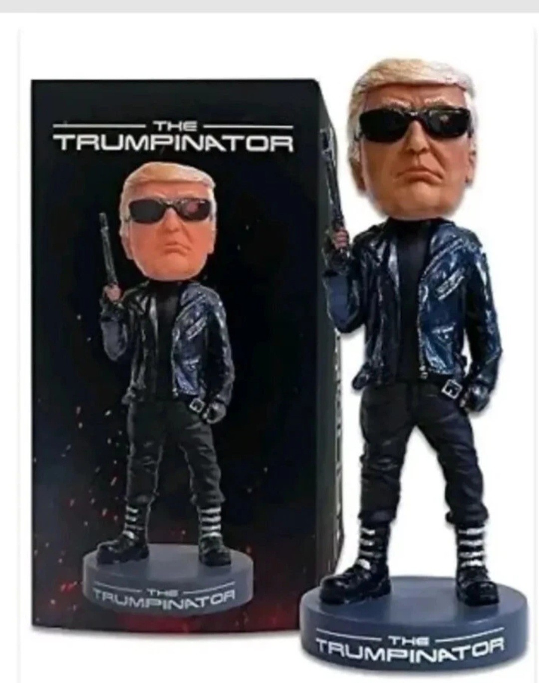 The Trumpinator Bobblehead - I'll Be Back in 2024 (Trump Bobblehead)