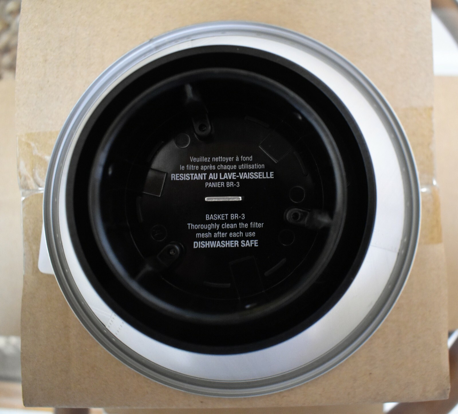 NEW GENUINE OEM Breville BR-3 Mesh Filter Basket BJE820XL & 800JEXL Nutridisk